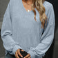 V-Neck Long Sleeve T-Shirt