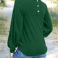 Full Size Mock Neck Long Sleeve T-Shirt