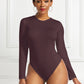 Round Neck Long Sleeve Bodysuit