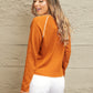 Long Raglan Sleeve Round Neck Top