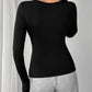 Round Neck Long Sleeve T-Shirt