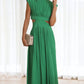 Cutout Mock Neck Sleeveless Ruched Dress