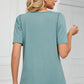 Square Neck Short Sleeve T-Shirt