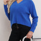 V-Neck Long Sleeve Sweater