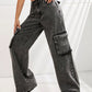 Wide Leg Jeans with Pockets