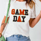 GAME DAY Round Neck Short Sleeve T-Shirt