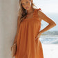 Full Size Frill Pocketed Square Neck Wide Strap Dress