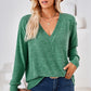 V-Neck Dropped Shoulder T-Shirt
