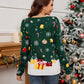 Santa Round Neck Long Sleeve Sweater