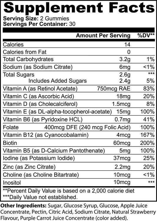 Multivitamin Bear Gummies (Adult)