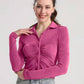 Ruched Button Up Long Sleeve T-Shirt