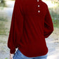 Full Size Mock Neck Long Sleeve T-Shirt