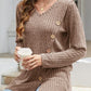 V-Neck Long Sleeve T-Shirt