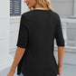 Eyelet Half Sleeve T-Shirt
