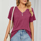 V-Neck Short Sleeve T-Shirt