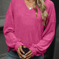 V-Neck Long Sleeve T-Shirt