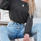 Off-Shoulder Long Sleeve Top