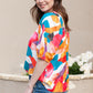 Printed Square Neck Half Sleeve Top