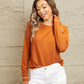 Long Raglan Sleeve Round Neck Top