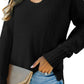 V-Neck Dropped Shoulder Sweater