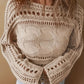 Hollow Out Cable-Knit Boat Neck Sweater