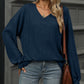 V-Neck Long Sleeve T-Shirt