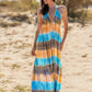 Tie-Dye Halter Neck Dress