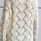 Openwork V-Neck Long Sleeve Sweater