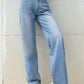 Mid Rise Wide Leg Jeans