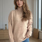 Turtleneck Dropped Shoulder Long Sleeve Sweater