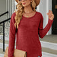 Round Neck Long Sleeve T-Shirt
