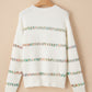 Round Neck Long Sleeve Sweater
