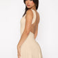 Backless Wide Strap Mini Dress