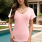 Full Size Scoop Neck Short Sleeve Top