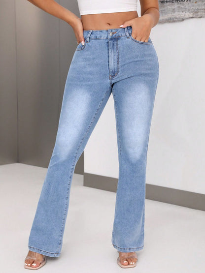 Bootcut Jeans with Pockets