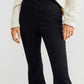 Asymmetric Waist Flare Jeans