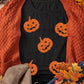 Full Size Glitter Jack-O'-Lantern Round Neck Short Sleeve T-Shirt