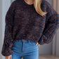 Dropped Shoulder Long Sleeve Sweater