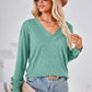 V-Neck Dropped Shoulder T-Shirt