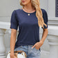 Round Neck Puff Sleeve T-Shirt