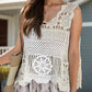 Openwork Scoop Neck Tank - Michelle Francisco