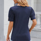 Round Neck Puff Sleeve T-Shirt