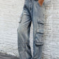 Washed Jeans with Pockets