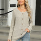 Round Neck Long Sleeve T-Shirt