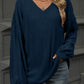 V-Neck Long Sleeve T-Shirt