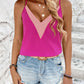 Contrast V-Neck Cami