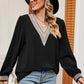 V-Neck Long Sleeve T-Shirt