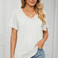 V-Neck Short Sleeve T-Shirt