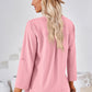 Notched Roll-Tab Sleeve T-Shirt
