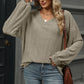 V-Neck Long Sleeve T-Shirt